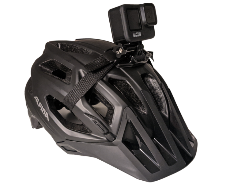 GoPro Helm mit Gurthalterung für belüftete Helme 1