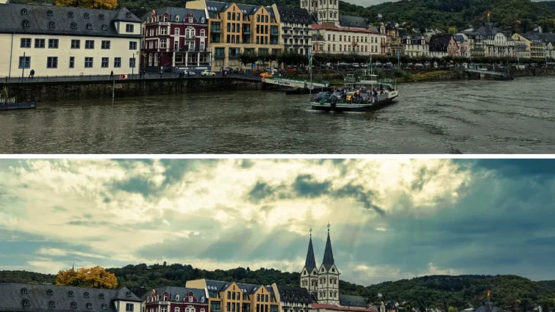 Suchbild Boppard – Blick vom Rhein